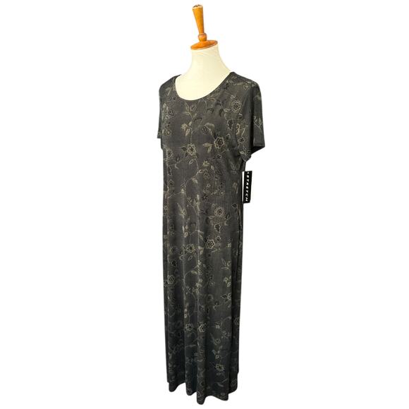 NWT Vintage Y2K 90s Witchy Whimsical Whimsigoth Goth Dark Romantic Maxi Dress - Picture 3 of 7